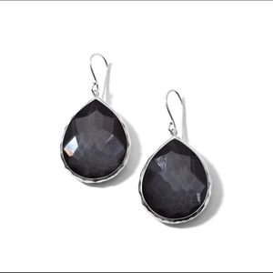 Ippolita Wonderland Teardrop earrings-Pewter